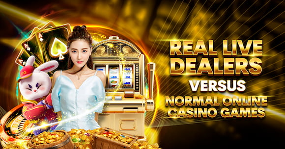 Real-Live Dealers versus Normal Online Casino Games Real-Live Dealers versus Normal Online Casino Games